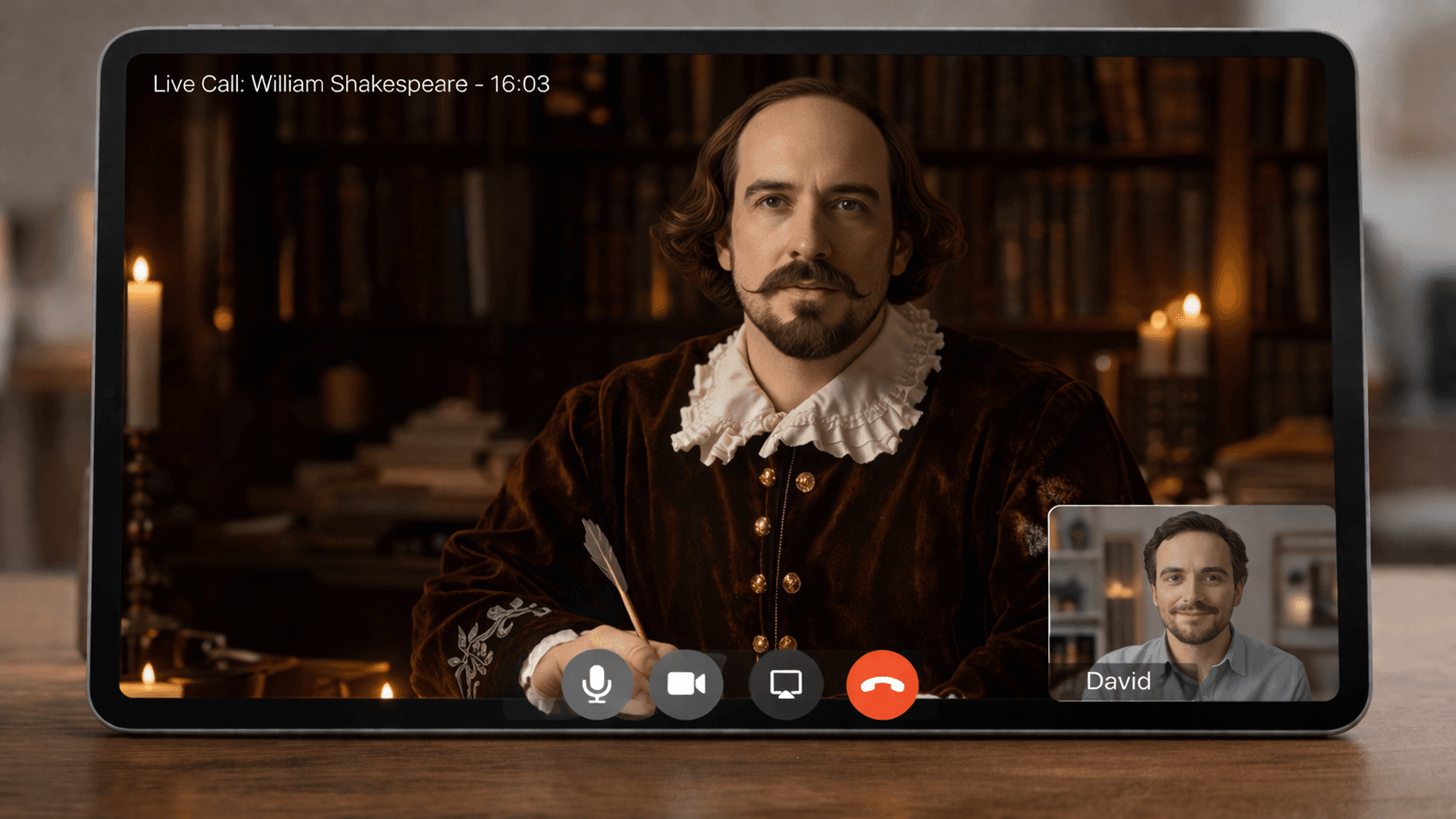 Live call with William Shakespeare