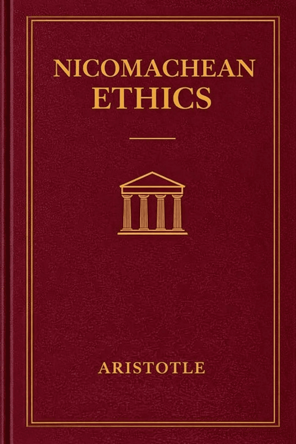 Nicomachean Ethics book cover