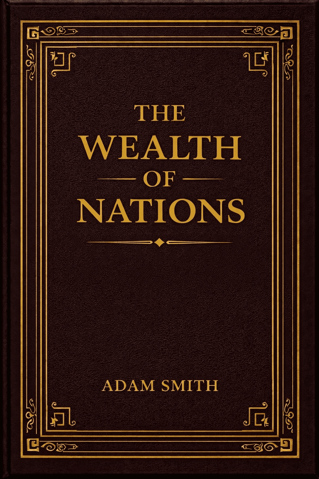 The Wealth of Nations book cover