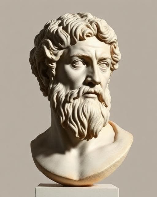 Bust portrait of Aristotle
